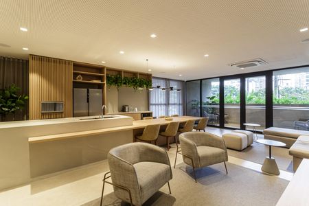 Apartamento para alugar com 38m², 1 quarto e sem vagaÁrea comum - Salão de festas