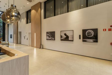 Apartamento para alugar com 38m², 1 quarto e sem vagaHall social