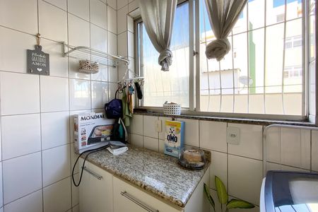 Área de Serviço de apartamento à venda com 3 quartos, 100m² em Palmares, Belo Horizonte