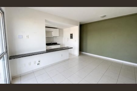Sala - Cozinha de apartamento para alugar com 3 quartos, 76m² em Jardim Atlantico, Goiânia