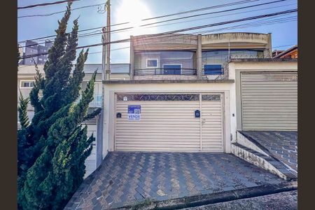 Fachada de casa à venda com 3 quartos, 170m² em Vila Marina, Santo André