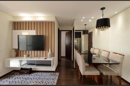 Sala de apartamento para alugar com 2 quartos, 56m² em Vila Curuçá, Santo André