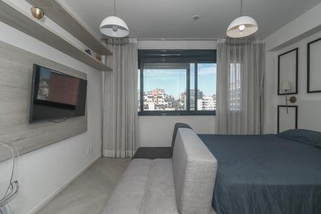 Sala / Quarto / Cozinha de kitnet/studio à venda com 1 quarto, 26m² em Mont’serrat, Porto Alegre