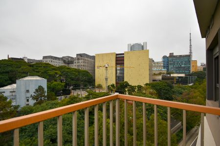varanda Sala de apartamento para alugar com 2 quartos, 59m² em Jardim Paulista, São Paulo
