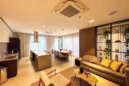 Apartamento para alugar com 59m², 2 quartos e sem vagasala de festa