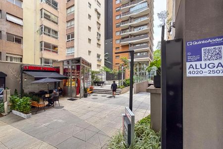 Apartamento para alugar com 45m², 1 quarto e sem vagafachada do predio
