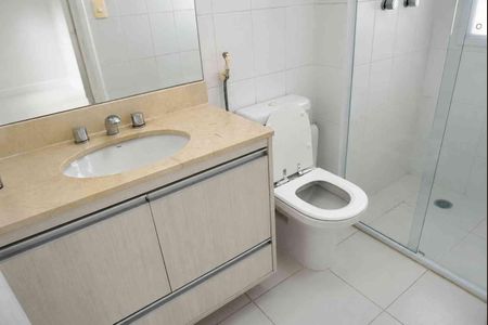 Banheiro da Suíte 1 de apartamento à venda com 2 quartos, 94m² em Campo Belo, Santana de Parnaíba