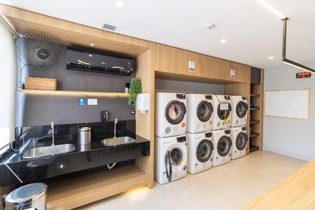 Studio à venda com 27m², 1 quarto e sem vagaLavanderia