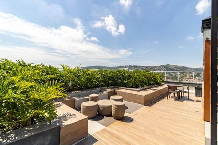 Studio à venda com 27m², 1 quarto e sem vagaTerraço