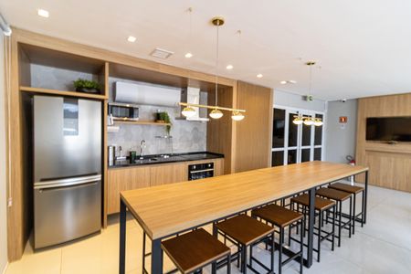 Studio à venda com 27m², 1 quarto e sem vagaÁrea gourmet