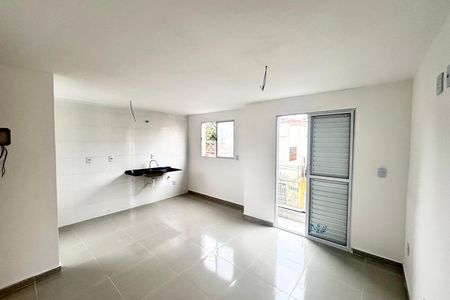 Sala/Cozinha de apartamento à venda com 2 quartos, 42m² em Jardim Nordeste, São Paulo