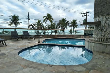 Área comum - Piscina de apartamento para alugar com 2 quartos, 90m² em Aviação, Praia Grande