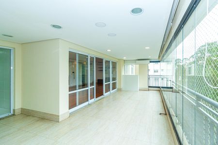 Varanda da Sala de apartamento para alugar com 4 quartos, 223m² em Jardim Marajoara, São Paulo