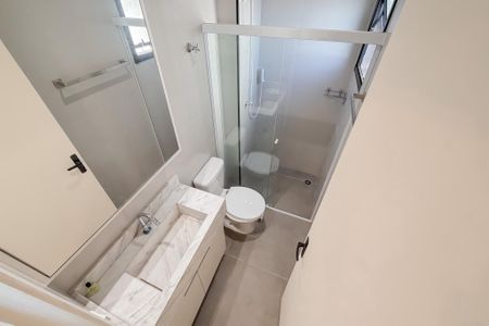 Studio para alugar com 28m², 1 quarto e sem vaga Studio para alugar com 28m², 1 quarto e sem vagaBanheiro