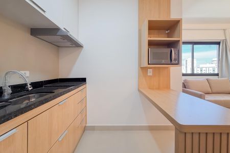 Studio para alugar com 28m², 1 quarto e sem vaga Studio para alugar com 28m², 1 quarto e sem vagaCozinha