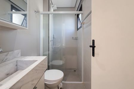 Banheiro de kitnet/studio à venda com 1 quarto, 28m² em Vila Mariana, São Paulo