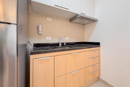 Studio para alugar com 28m², 1 quarto e sem vaga Studio para alugar com 28m², 1 quarto e sem vagaCozinha