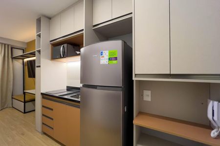 Cozinha de kitnet/studio à venda com 1 quarto, 20m² em Vila Mariana, São Paulo