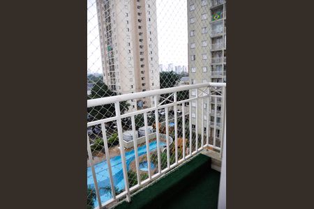 Apartamento para alugar com 56m², 2 quartos e 1 vagaDetalhe - Varanda da Sala e Sala de Jantar