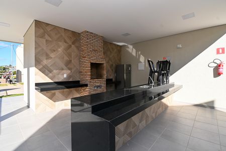 Área comum - Churrasqueira de apartamento para alugar com 2 quartos, 40m² em Tres Barras, Contagem