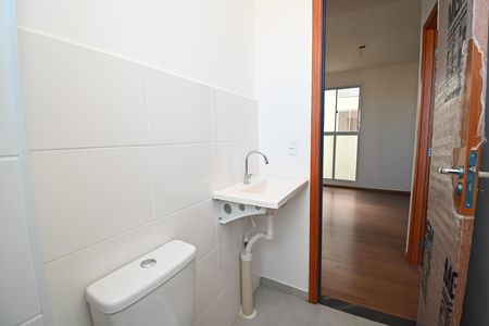 Banheiro de apartamento para alugar com 2 quartos, 40m² em Tres Barras, Contagem