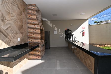 Área comum - Churrasqueira de apartamento para alugar com 2 quartos, 40m² em Tres Barras, Contagem