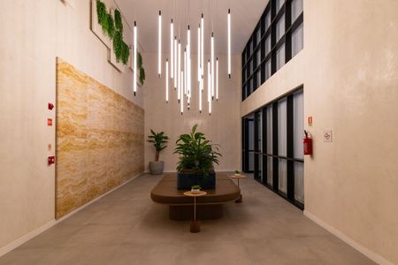 Hall social de apartamento para alugar com 1 quarto, 23m² em Pompeia, São Paulo