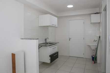 Sala e Cozinha de apartamento à venda com 1 quarto, 26m² em Barra Funda, São Paulo