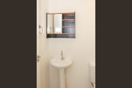 Banheiro da Suíte de apartamento à venda com 1 quarto, 26m² em Barra Funda, São Paulo