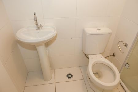 Banheiro da Suíte de apartamento à venda com 1 quarto, 26m² em Barra Funda, São Paulo