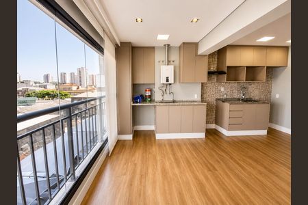 Sala/Cozinha de apartamento para alugar com 2 quartos, 57m² em Tatuapé, São Paulo