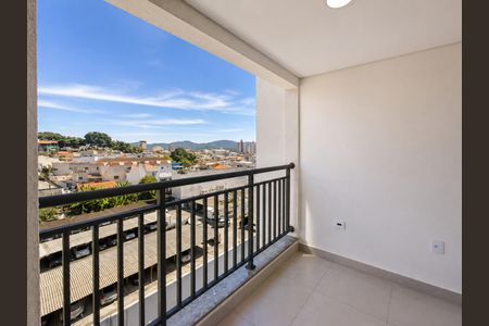 Varanda da Sala de apartamento para alugar com 2 quartos, 54m² em Vila Oliveira, Mogi das Cruzes
