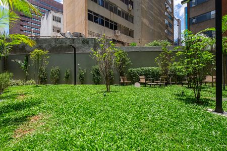 Área comum de kitnet/studio para alugar com 1 quarto, 22m² em Paraíso, São Paulo