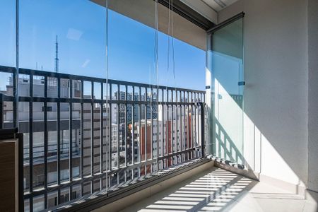 Studio para alugar com 22m², 1 quarto e sem vaga Studio para alugar com 22m², 1 quarto e sem vagaStudio - Varanda