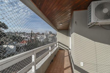 Varanda de apartamento à venda com 4 quartos, 137m² em Chácara das Pedras, Porto Alegre