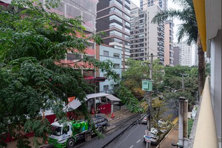 Vista da Varanda da Sala de apartamento para alugar com 1 quarto, 43m² em Jardim Paulista, São Paulo