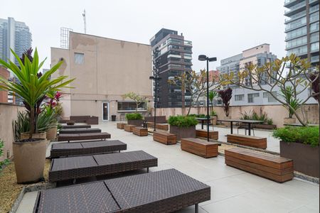 Área comum - Rooftop de apartamento para alugar com 1 quarto, 43m² em Jardim Paulista, São Paulo