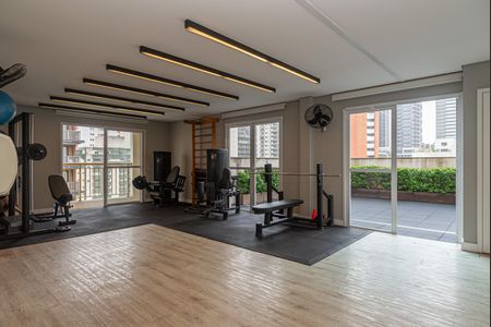 Apartamento para alugar com 43m², 1 quarto e sem vaga Apartamento para alugar com 43m², 1 quarto e sem vagaÁrea comum - Academia