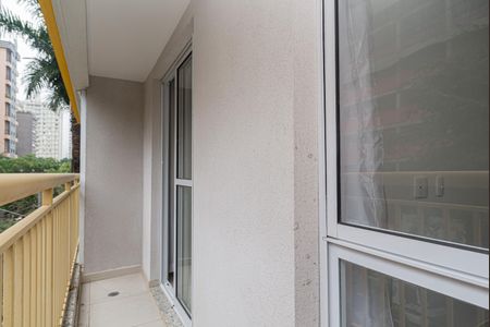 Varanda da Sala de apartamento para alugar com 1 quarto, 43m² em Jardim Paulista, São Paulo