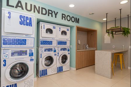 Apartamento para alugar com 43m², 1 quarto e sem vaga Apartamento para alugar com 43m², 1 quarto e sem vagaÁrea comum - Lavanderia