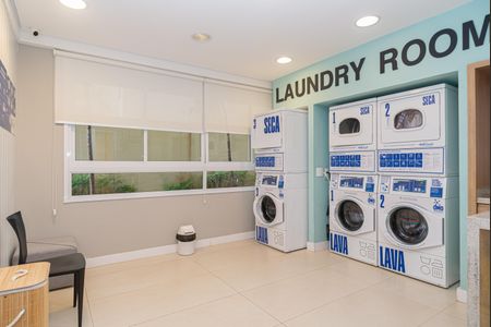 Área comum - Lavanderia de apartamento para alugar com 1 quarto, 43m² em Jardim Paulista, São Paulo