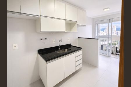 Cozinha de apartamento para alugar com 2 quartos, 66m² em Macuco, Santos