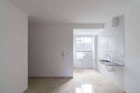 Sala e Cozinha de apartamento à venda com 2 quartos, 40m² em Vila Campanela, São Paulo