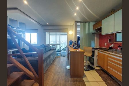 Apartamento à venda com 59m², 1 quarto e 2 vagas Apartamento à venda com 59m², 1 quarto e 2 vagasSala