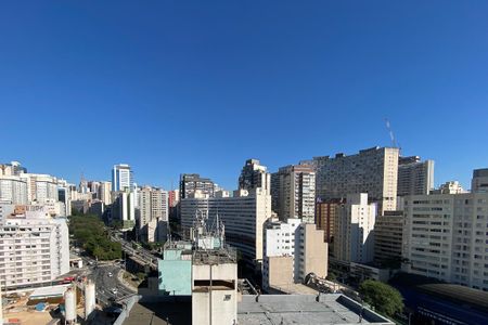 Vista da Varanda do Studio de kitnet/studio para alugar com 1 quarto, 28m² em Bela Vista, São Paulo
