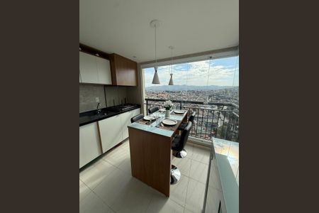 Varanda de kitnet/studio para alugar com 1 quarto, 37m² em Jardim Flor da Montanha, Guarulhos