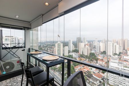 Studio à venda com 39m², 1 quarto e 1 vagaVaranda