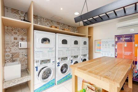 Studio à venda com 39m², 1 quarto e 1 vagaLavanderia