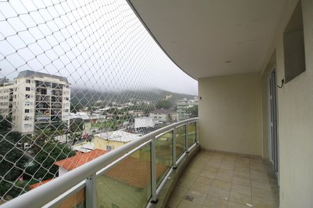 Sala - Varanda de apartamento para alugar com 3 quartos, 86m² em Freguesia (jacarepaguá), Rio de Janeiro