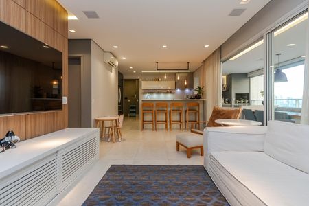 Sala de apartamento à venda com 3 quartos, 134m² em Cidade Monções, São Paulo